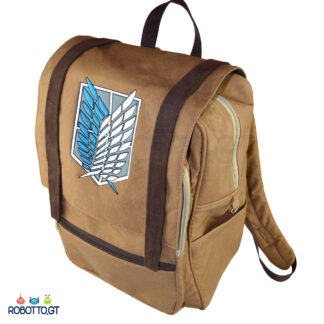 Mochila Attack on Titan café claro